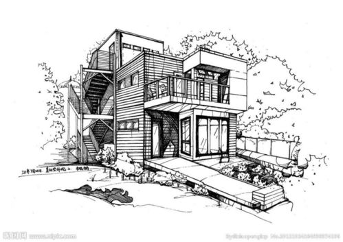 房屋设计图手绘稿图片,房屋设计图手绘稿图片素材